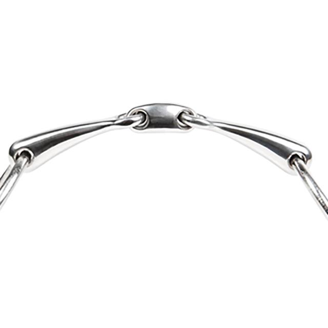 Wassertrense Comfort Doppelt gebrochen 14mm Harry's Horse Silber