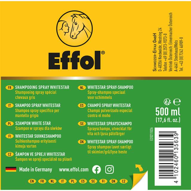 Whitestar Sprühshampoo Effol 