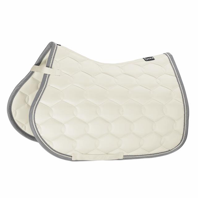 Zadeldek Eskadron Glossy Wave Contrast Gebrochenes Weiß