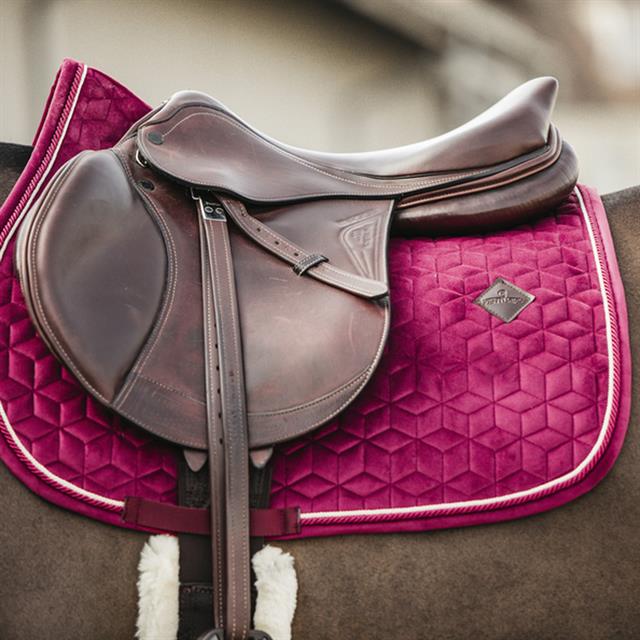 Zadeldek Kentucky Velvet Dunkelrosa