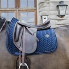 Zadeldek Kentucky Velvet Pearls Dunkelblau