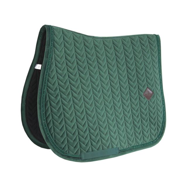 Zadeldek Kentucky Velvet Pearls Grün