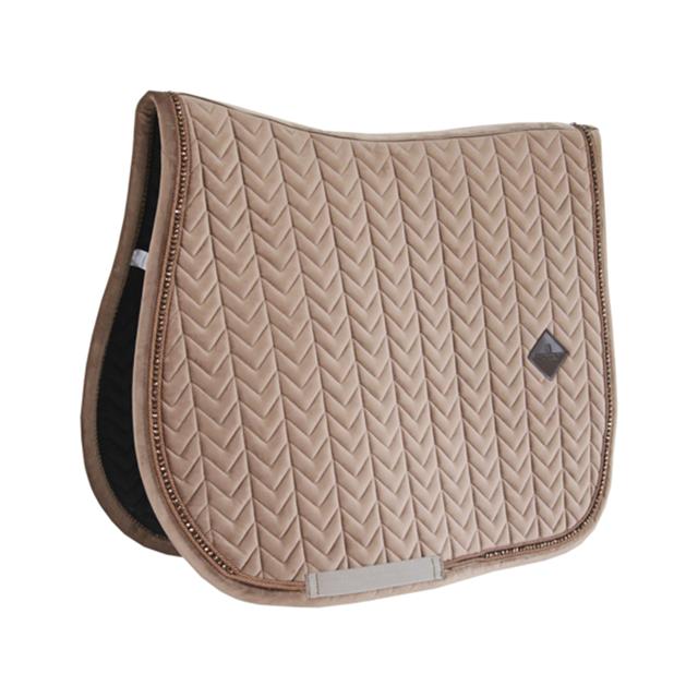 Zadeldek Kentucky Velvet Pearls Hellbraun