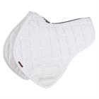 Zadeldek LeMieux Carbon Mesh Air Half Square Weiß