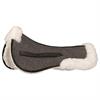 Zadelonderlegger Harry's Horse Riser Pad Faux Fur Schwarz-Beige