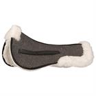 Zadelonderlegger Harry's Horse Riser Pad Faux Fur Schwarz-Beige