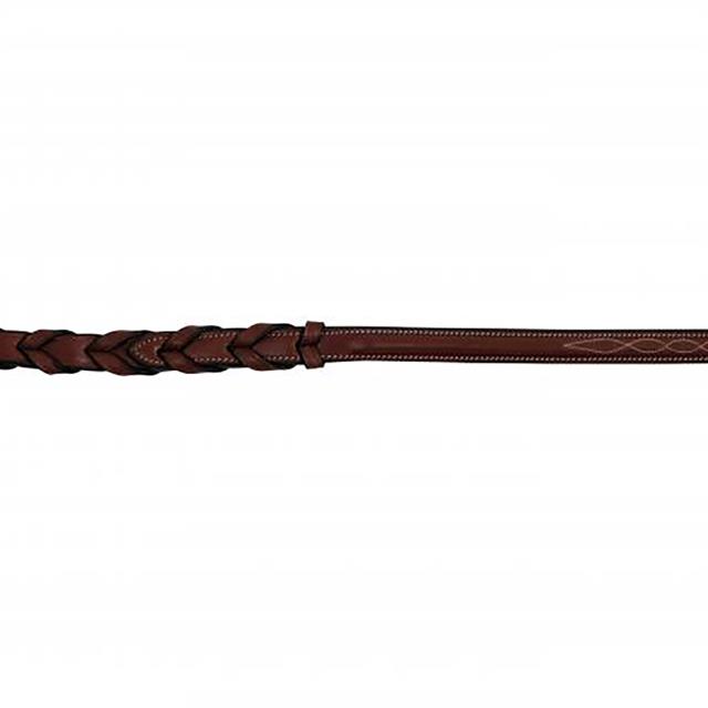 Zügel Deco Geflochten Organic Tanned Contrast Montar Braun