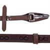 Zügel FaySport mit Clips & Stops Braun