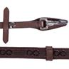 Zügel FaySport mit Clips & Stops Braun