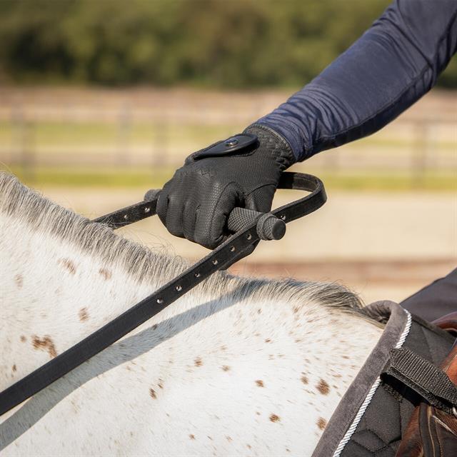Zügel One-Hand QHP Schwarz