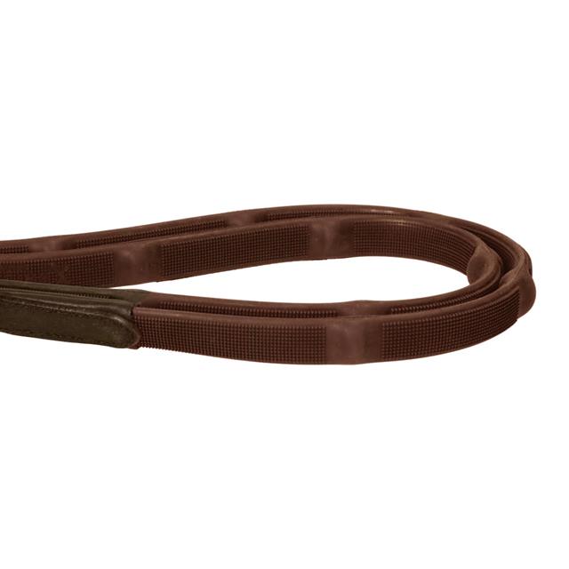 Zügel Soft Gummi HORSEGEAR Braun