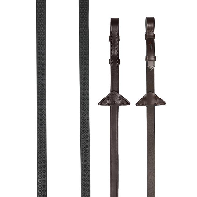 Zügel Soft Rubber LeMieux Schwarz-Braun