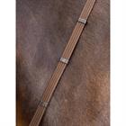 Zügel Webbed Continental LeMieux Braun-Silber