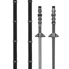 Zügel Webbed Continental LeMieux Schwarz-Silber